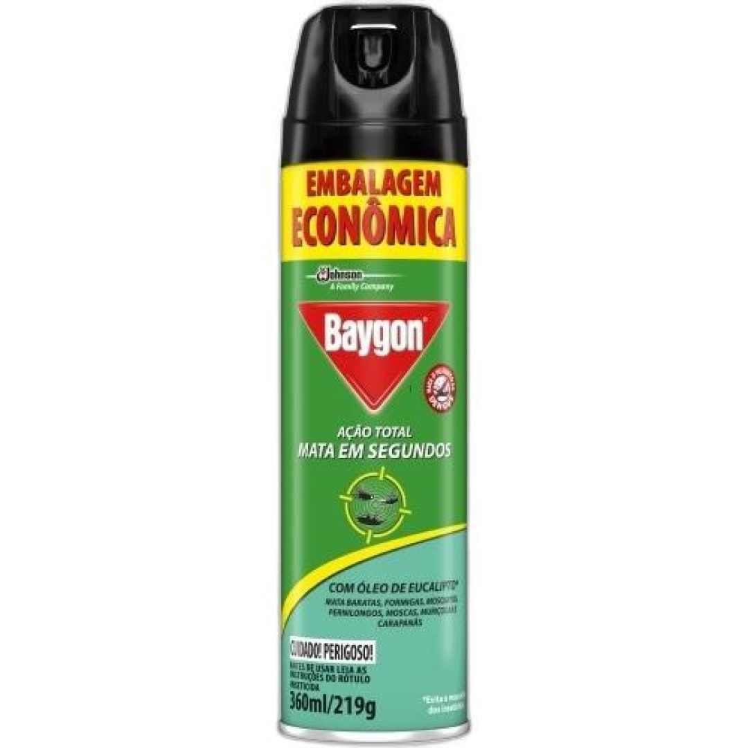 Detalhes do produto Inseticida Aero Baygon 360Ml Johnson Eucalipto