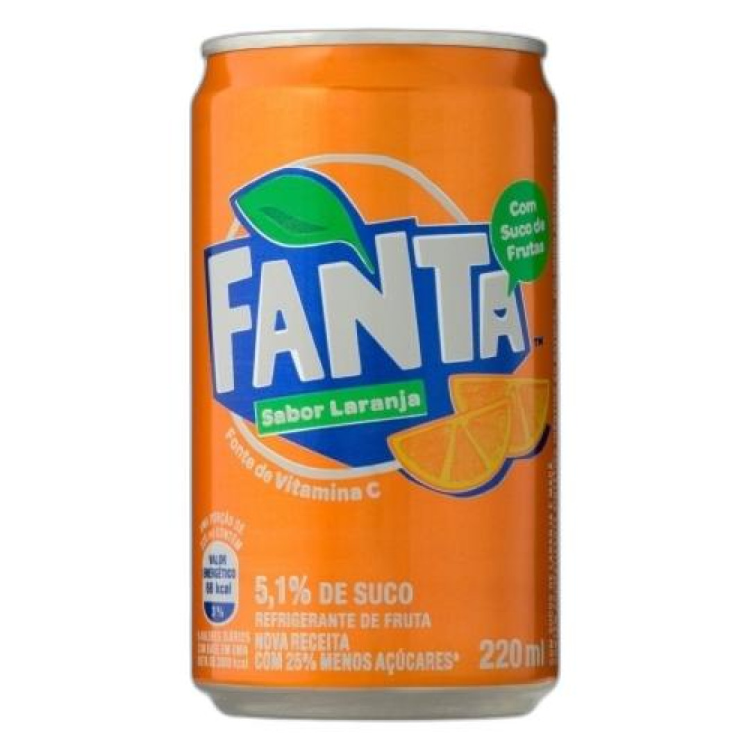 Detalhes do produto Refrig Fanta Mini Lt 220Ml Laranja