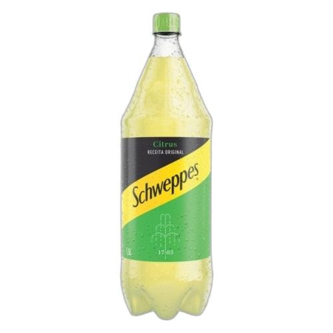 Detalhes do produto Refrig Pet 1,5Lt Schweppes Citrus