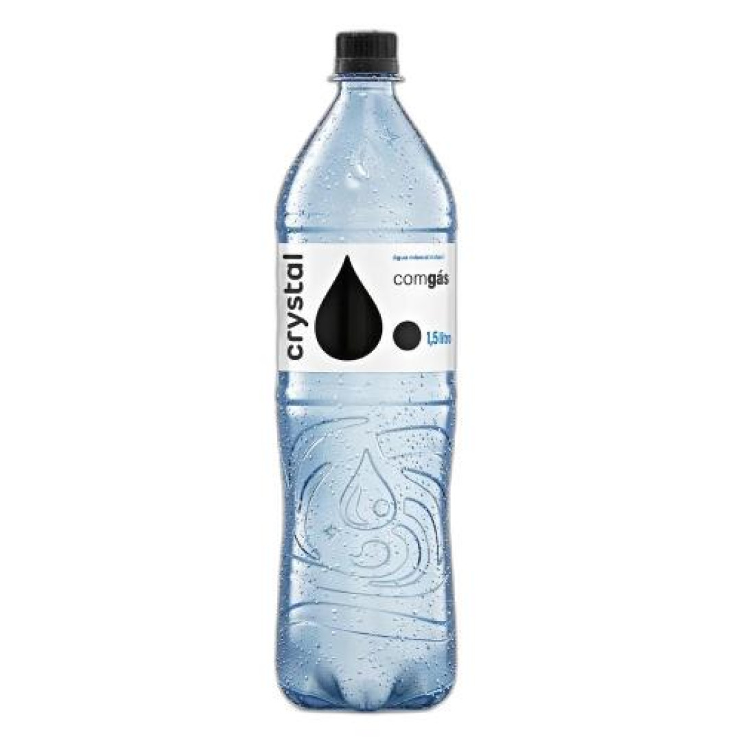 Detalhes do produto Agua Mineral 1,5Lt Crystal C.gas