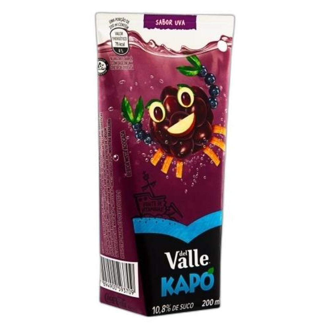 Detalhes do produto Suco Kapo 200Ml Del Valle Uva