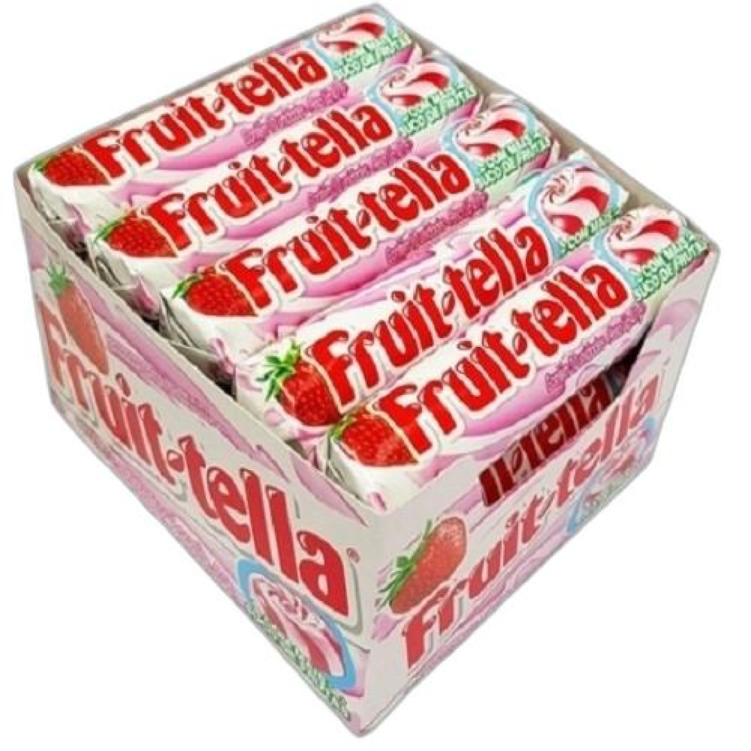 Detalhes do produto Bala Dura Fruitella Dp 15X41Gr Van Melle Morango Creme