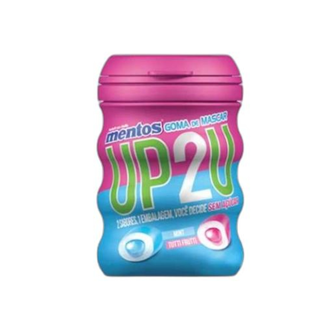 Detalhes do produto Chicle Mentos Up2U S Acucar Gf 56Gr Van Menta.tutti Fru