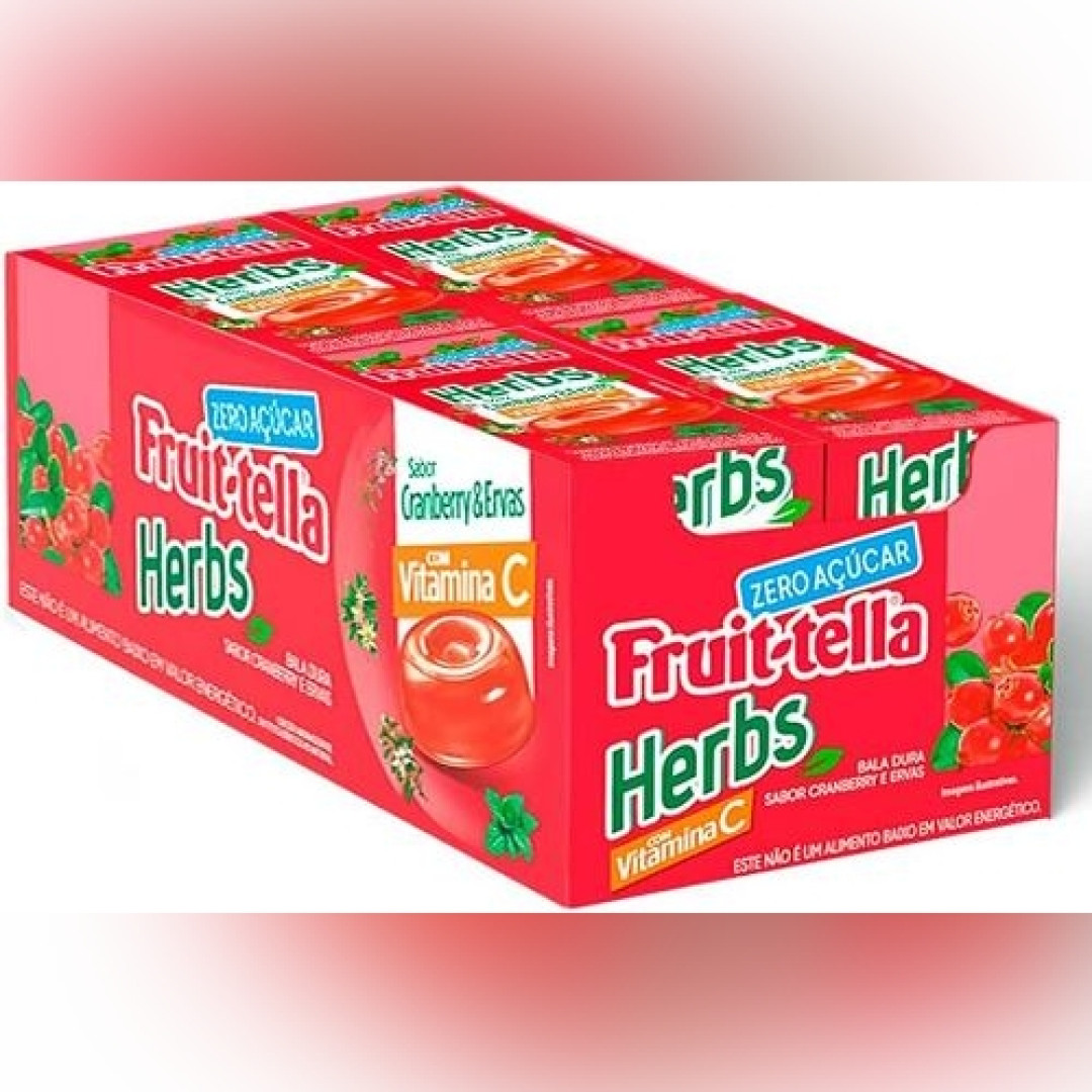 Detalhes do produto Drops Mentos Herbs 12Un Van Melle Cranberry