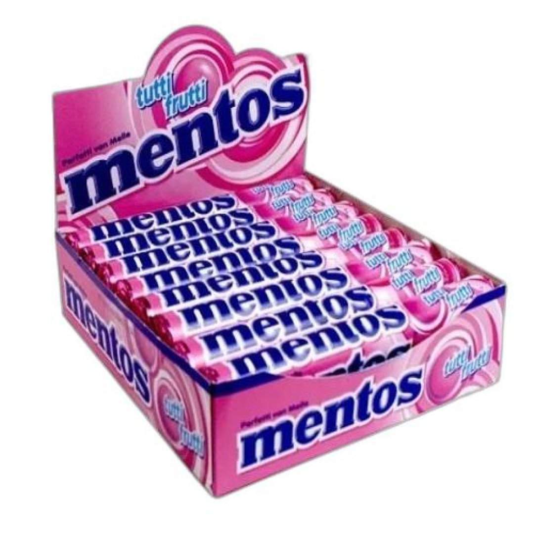 Detalhes do produto Drops Mentos 16Un Van Melle Tutti Frutti
