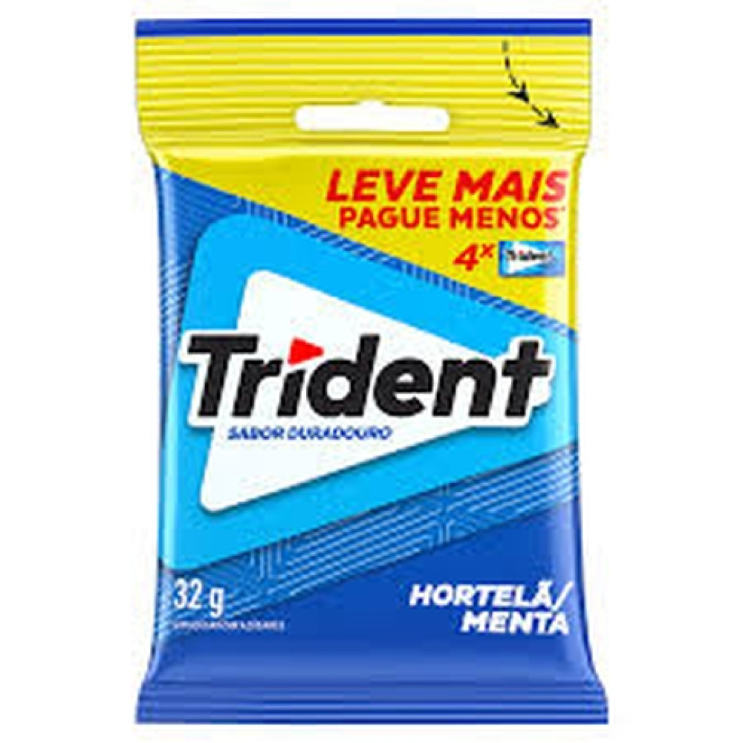 Detalhes do produto Chicle Trident Sm 04Un Mdlz Hortela