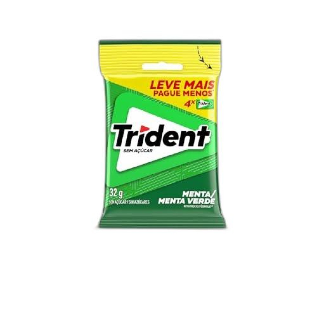 Detalhes do produto Chicle Trident Sm 04Un Mdlz Menta Verde