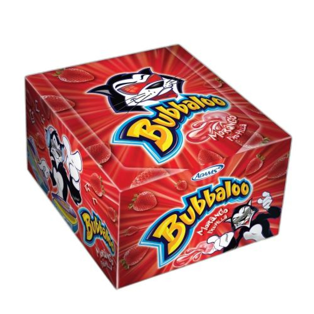 Detalhes do produto Chicle Bubbaloo 60Un Mondelez Morango