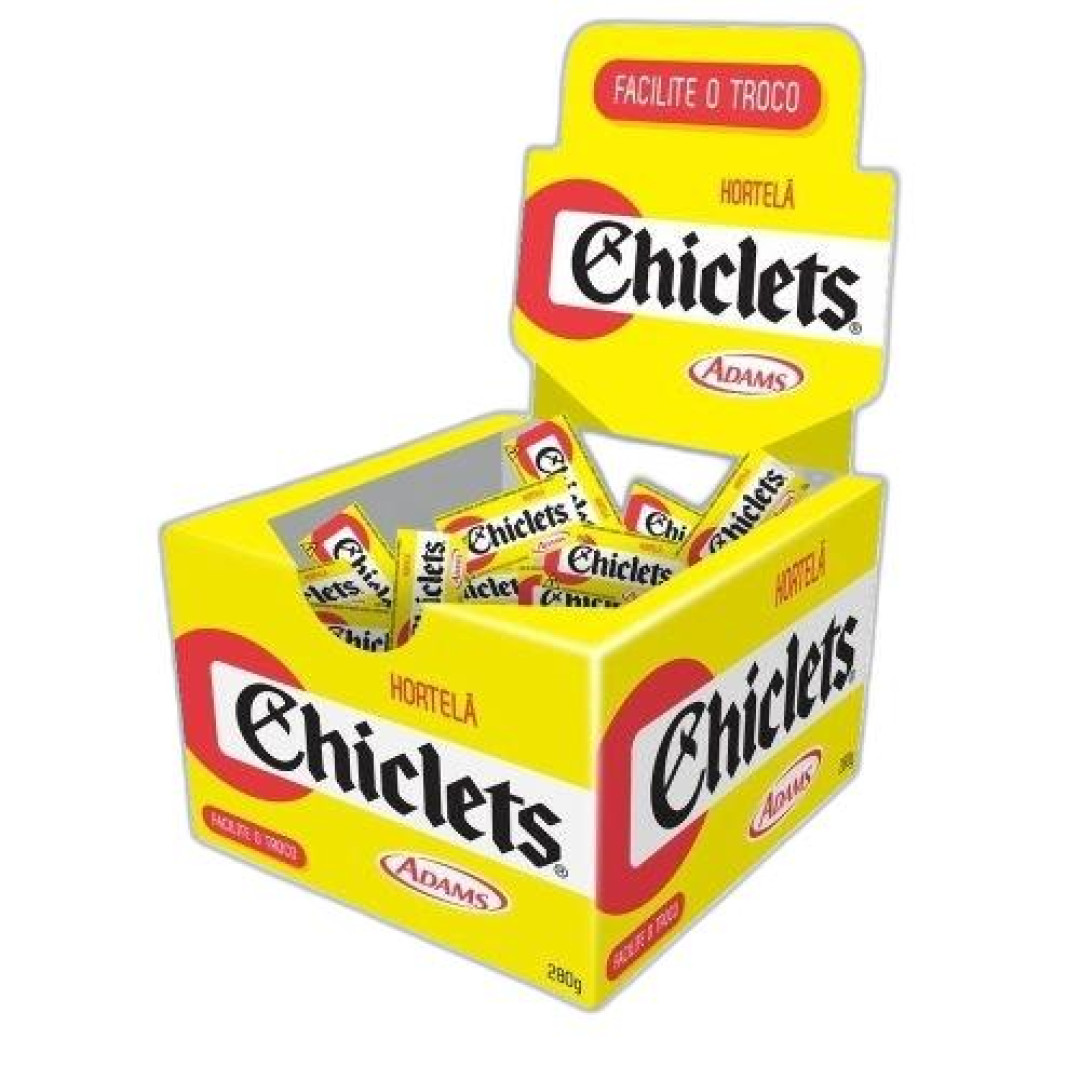 Detalhes do produto Chicle 100S 100Un Adams Hortela