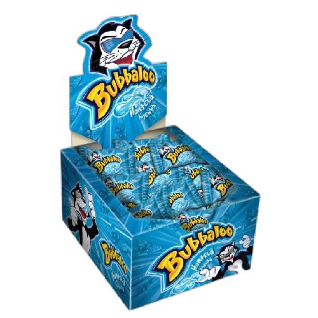 Detalhes do produto Chicle Bubbaloo 60Un Mondelez Hortela.menta