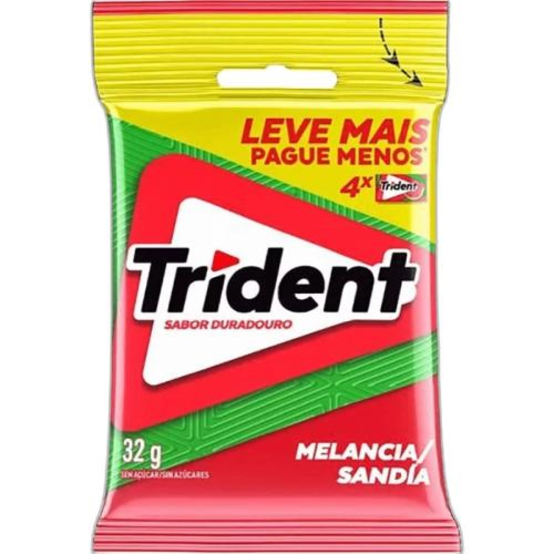 Detalhes do produto Chicle Trident Sm 04Un Mdlz Melancia