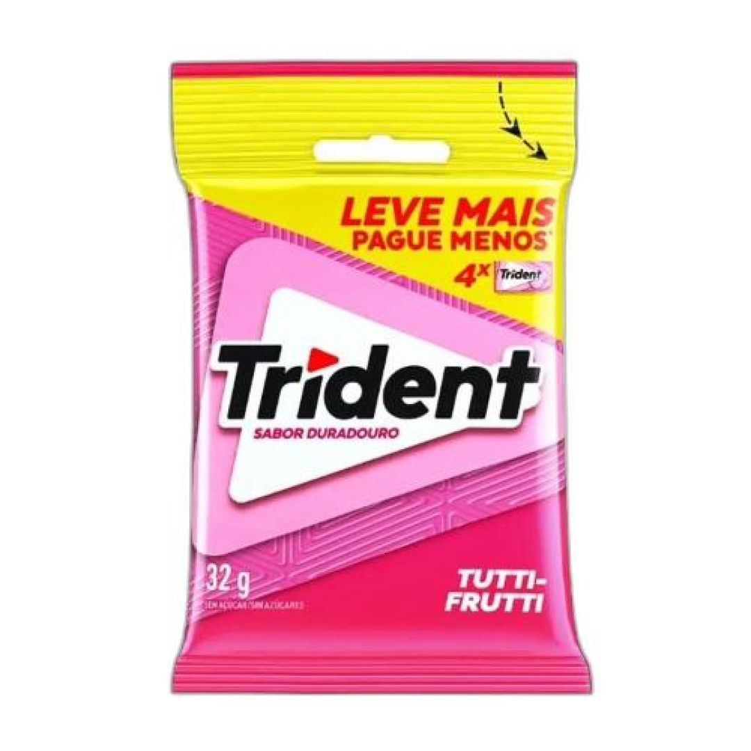 Detalhes do produto Chicle Trident Sm 04Un Mdlz Tutti Frutti