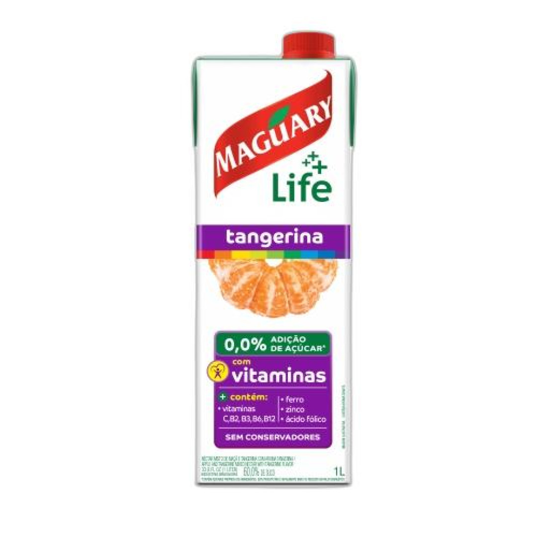 Detalhes do produto Suco  Life 1Lt Maguary Tangerina.maca
