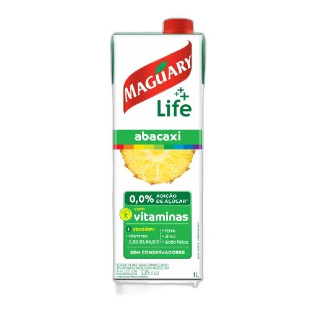 Detalhes do produto Suco Nectar Life 1Lt Maguary Abacaxi.maca