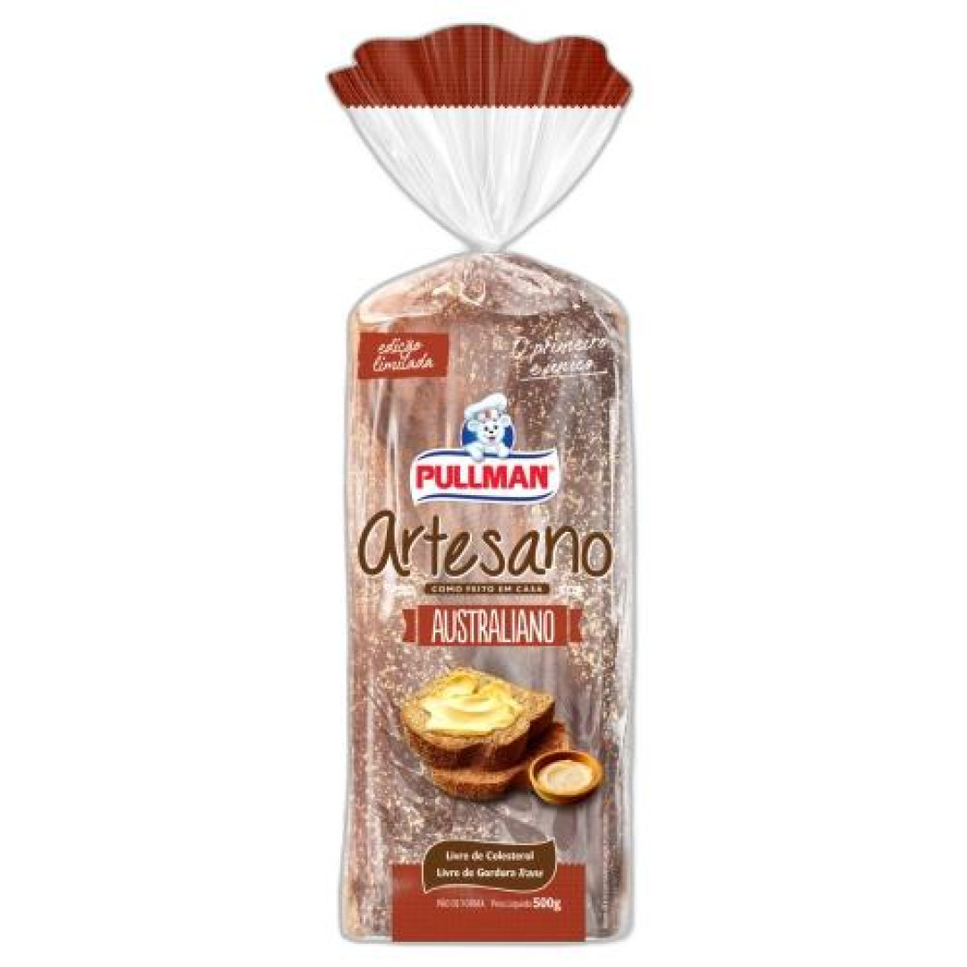 Detalhes do produto Pao Australiano Artesano 500Gr Pullman .