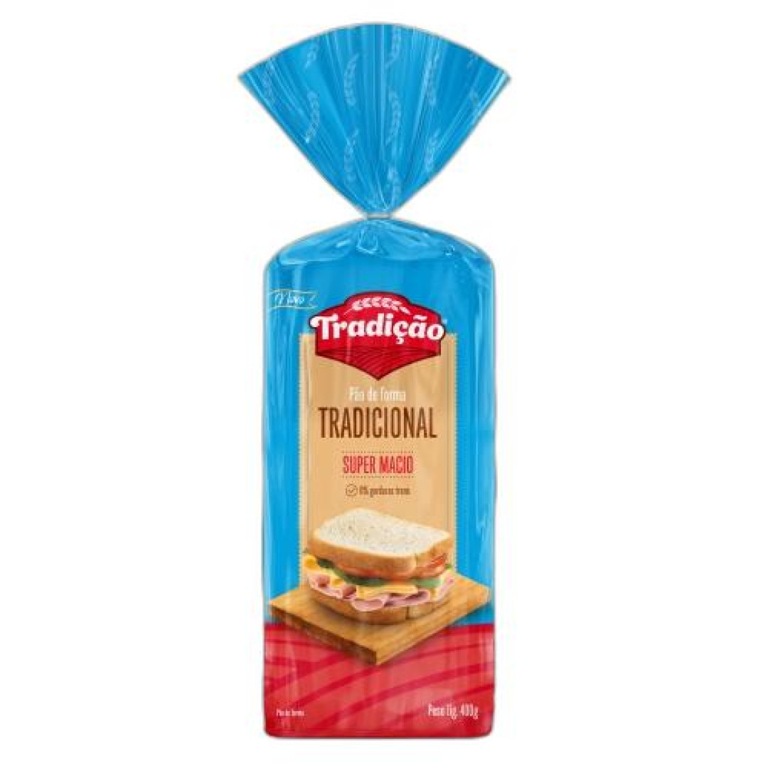 Detalhes do produto Pao Forma Tradicao 400Gr Pullman Tradicional