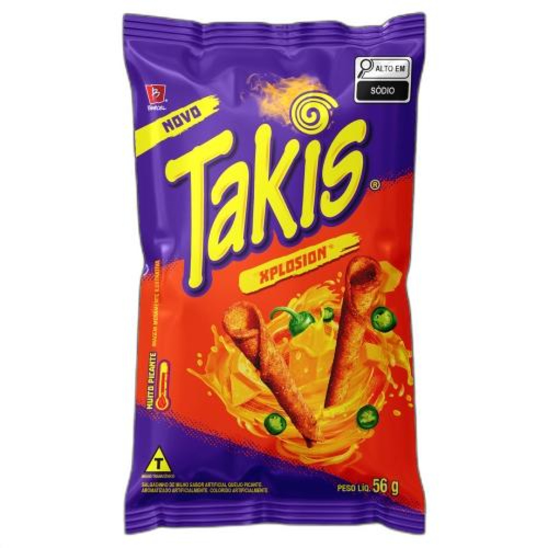 Detalhes do produto Salg Takis Xplosion 56Gr Queijo.picante