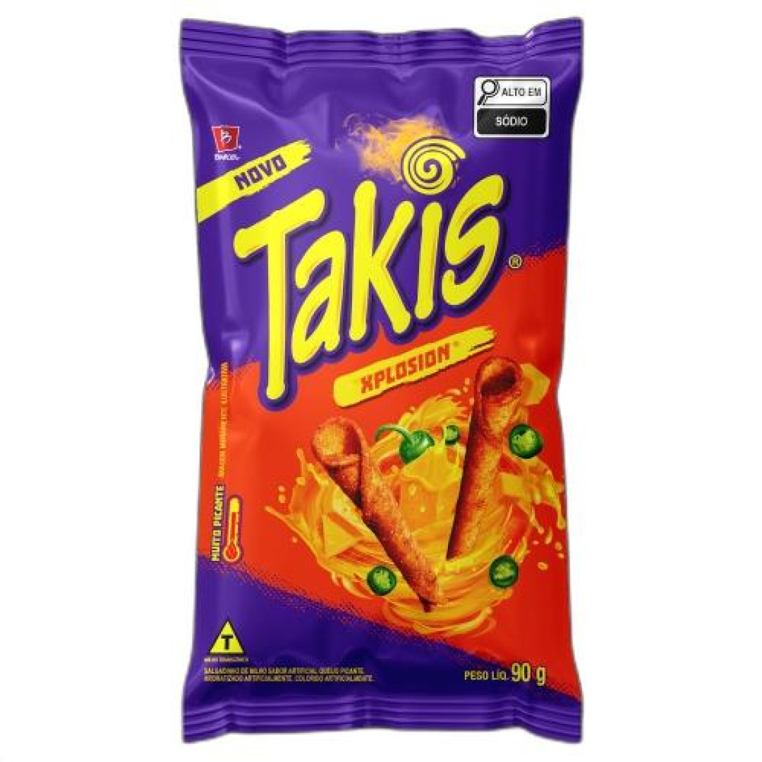 Detalhes do produto Salg Takis Xplosion 90Gr Queijo.picante