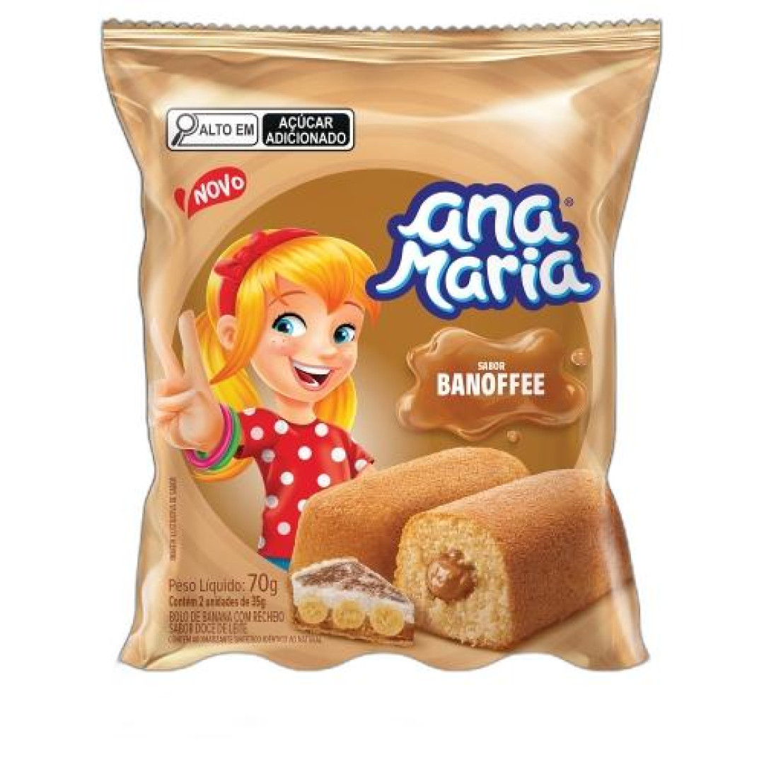 Detalhes do produto Bolo Ana Maria 70Gr Pullman Banoffee