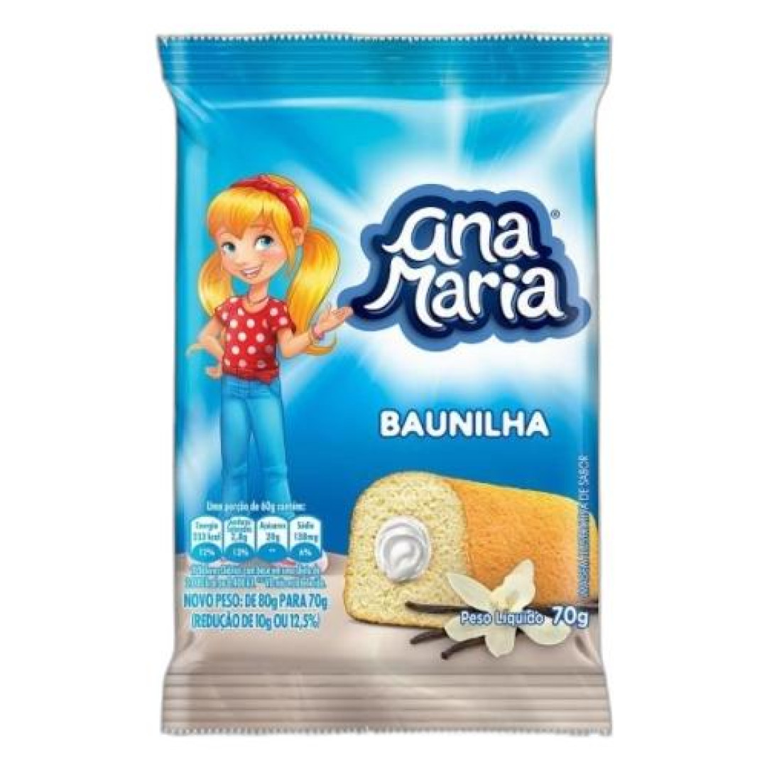 Detalhes do produto Bolo Ana Maria 70Gr Pullman Baunilha
