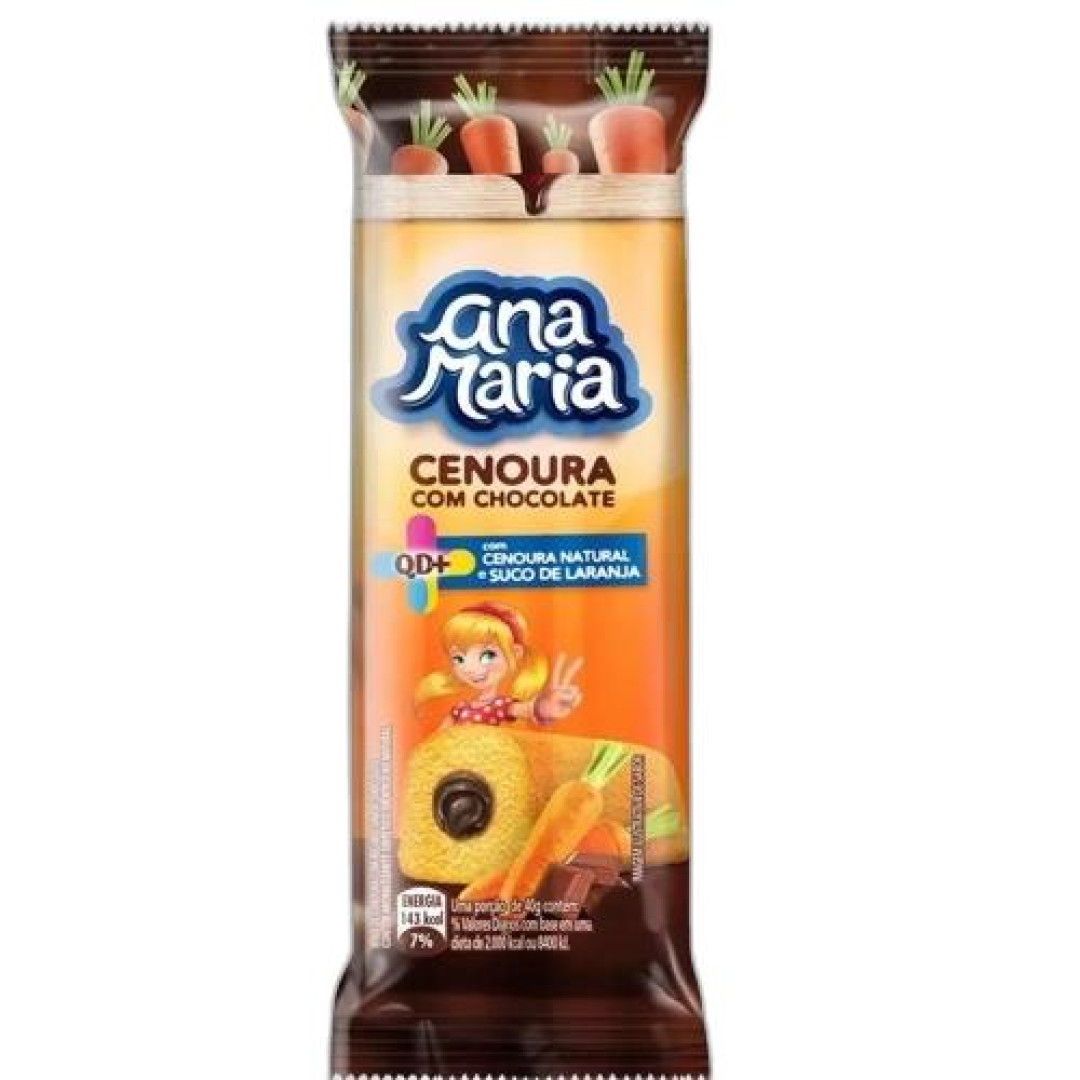 Detalhes do produto Bolo Ana Maria 35Gr Pullman  Cenoura.choc