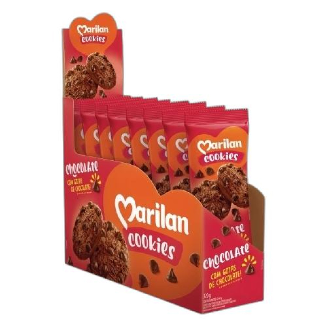 Detalhes do produto Bisc Cookies 8X40Gr Marilan Chocolate