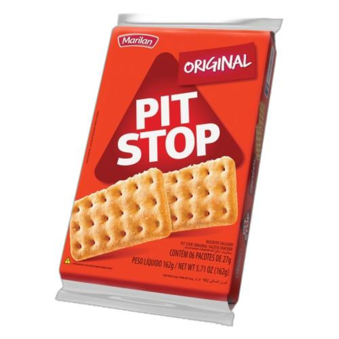 Detalhes do produto Bisc Pit Stop 162Gr Marilan Original
