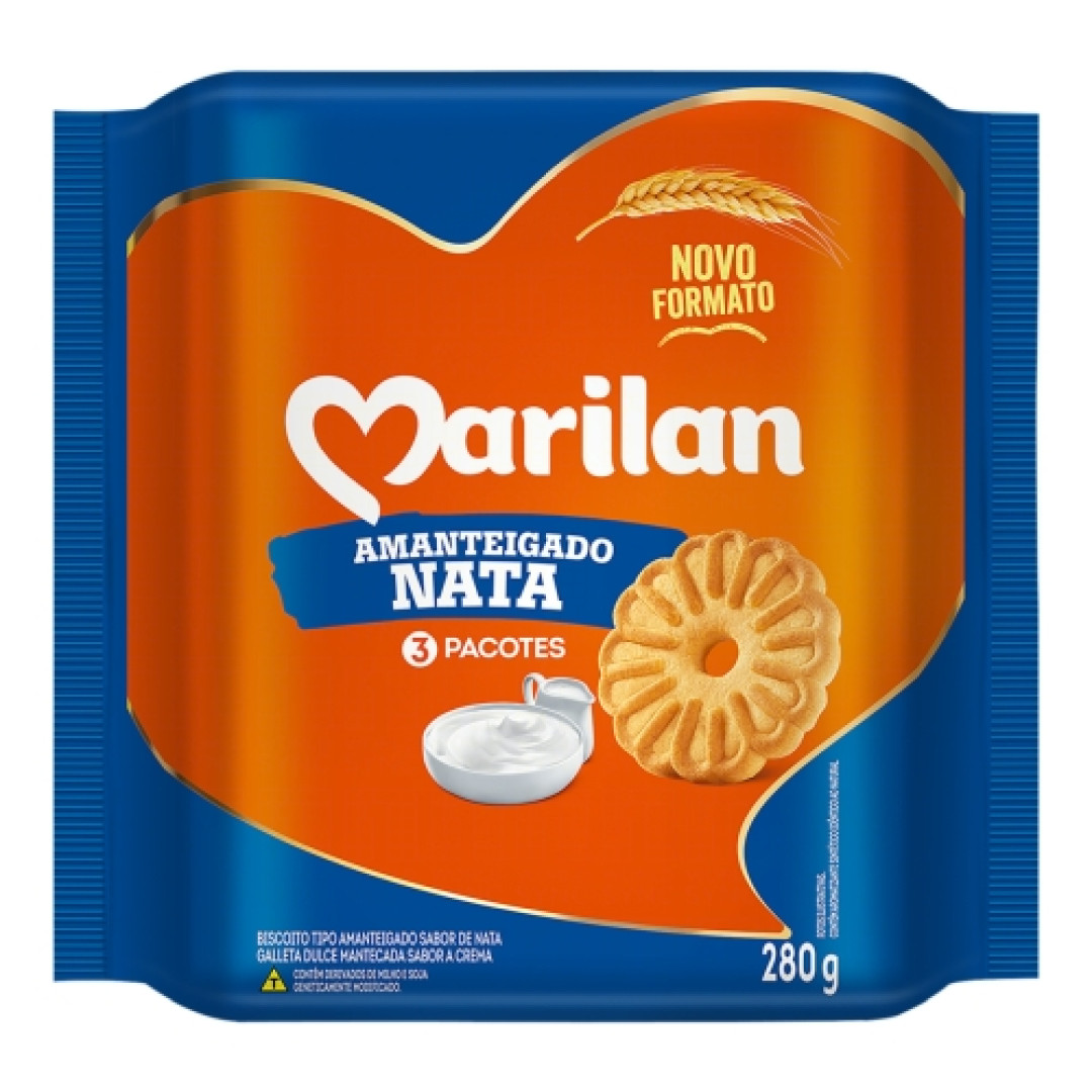 Detalhes do produto Bisc Amanteigado 280Gr Marilan Nata