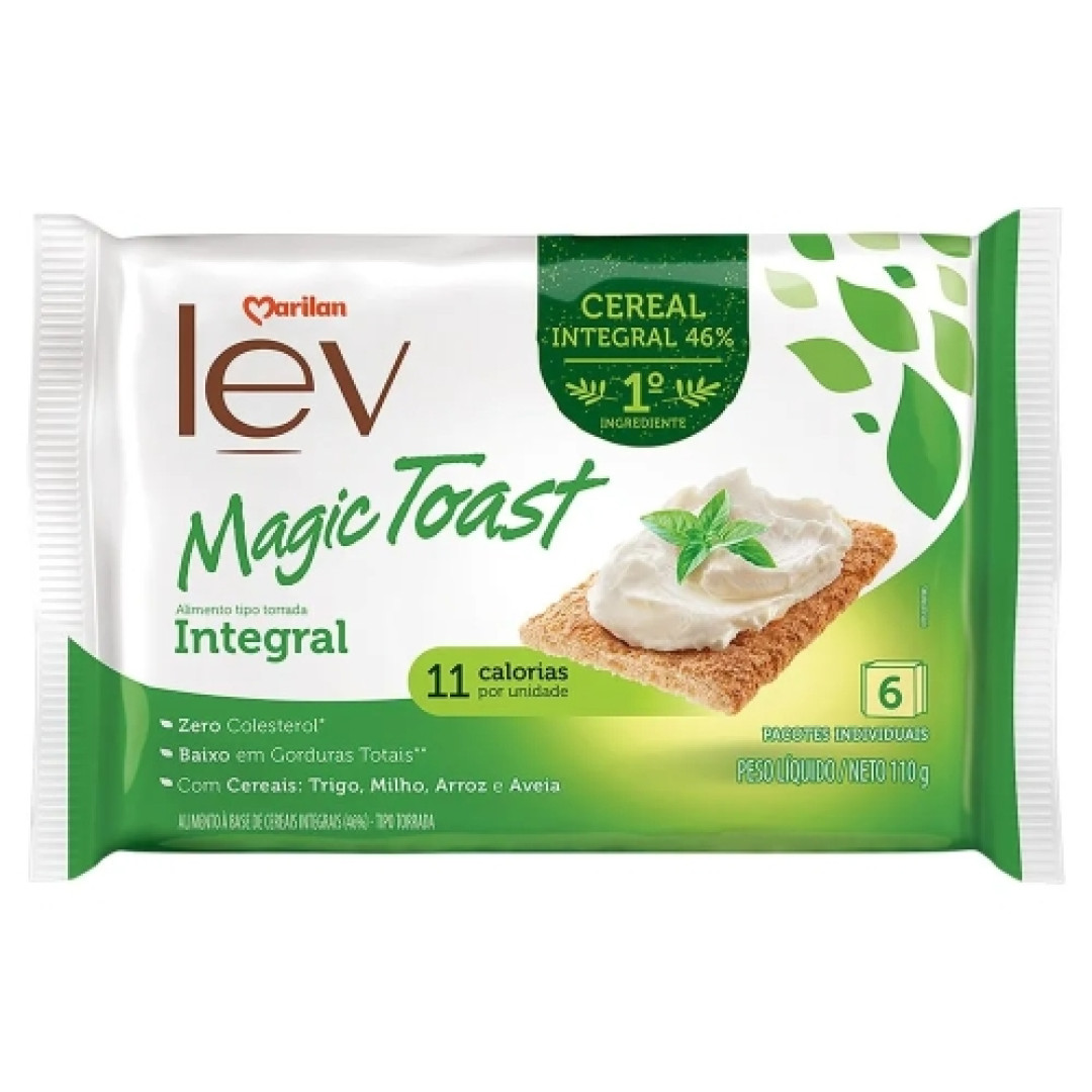 Detalhes do produto Torrada Magic Toast Lev 110Gr Marilan Integral