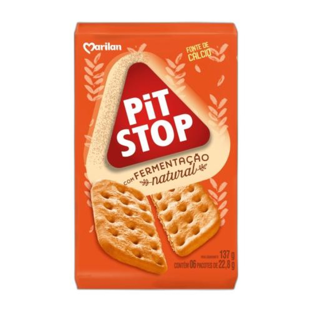 Detalhes do produto Bisc Pit Stop 137Gr Marilan Ferment.natural