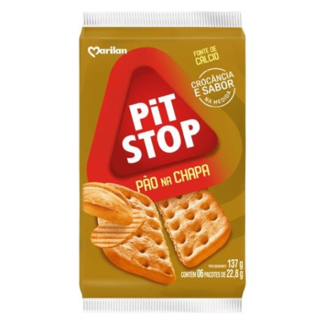 Detalhes do produto Bisc Pit Stop 137Gr Marilan Pao Na Chapa