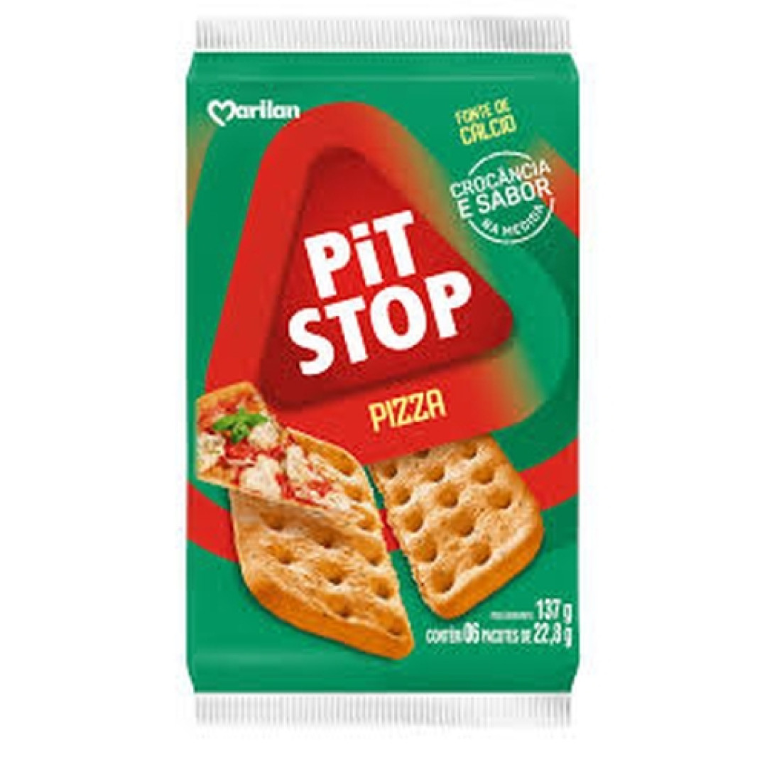 Detalhes do produto Bisc Pit Stop 137Gr Marilan Pizza