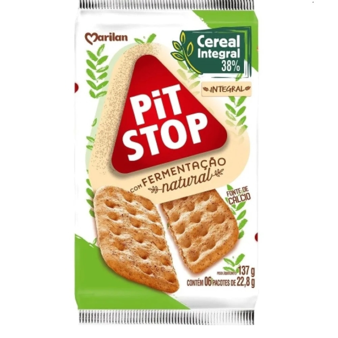 Detalhes do produto Bisc Int Pit Stop 137Gr Marilan Ferment.natural