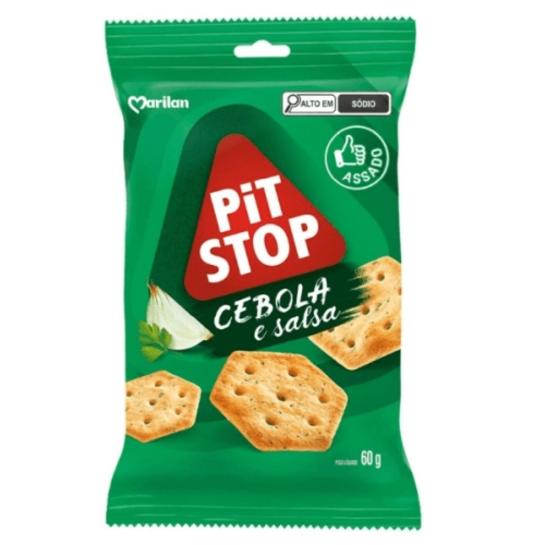 Detalhes do produto Bisc Snack Pit Stop 60Gr Marilan  Cebola.salsa