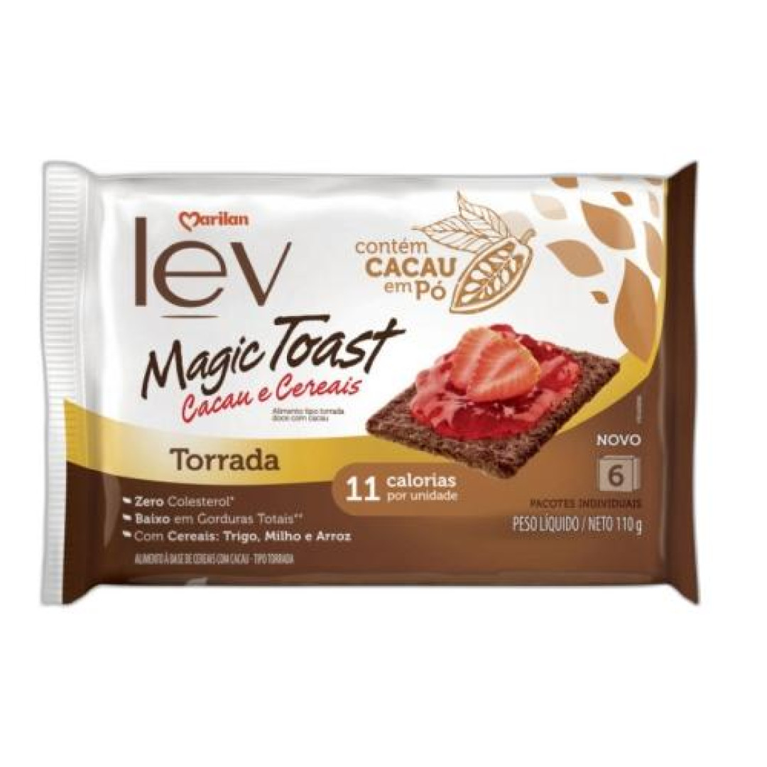 Detalhes do produto Torrada Magic Toast Lev 110Gr Marilan Cacau