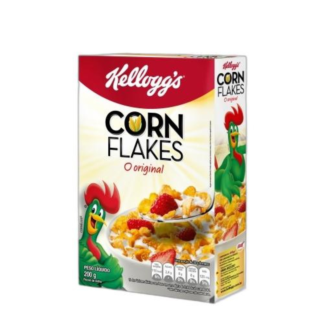 Detalhes do produto Cereal Corn Flakes 200Gr Kelloggs Original