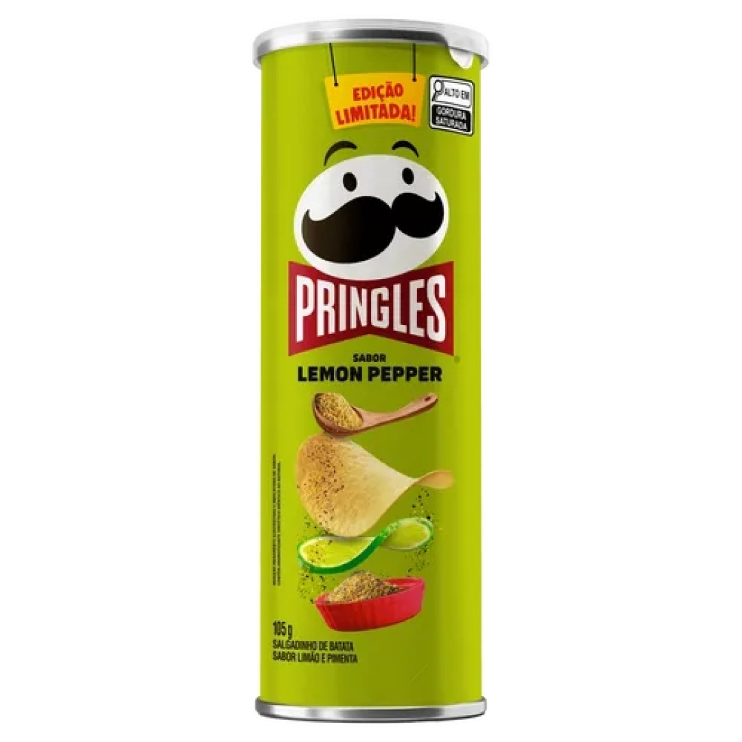 Detalhes do produto Batata Chips 105Gr Pringles Lemon Pepper