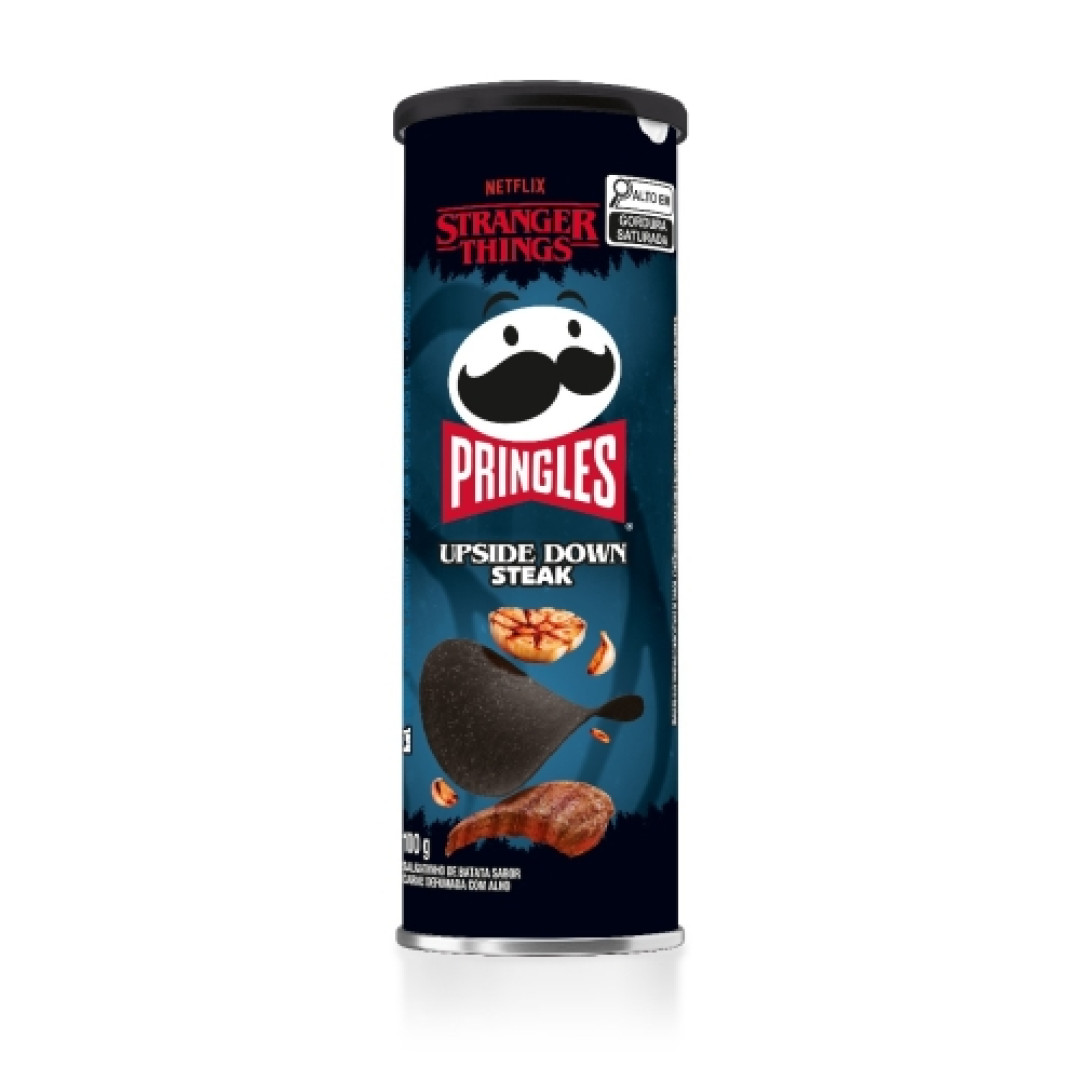 Detalhes do produto Batata Chips Netflix 100Gr Pringles Carne Def.alho