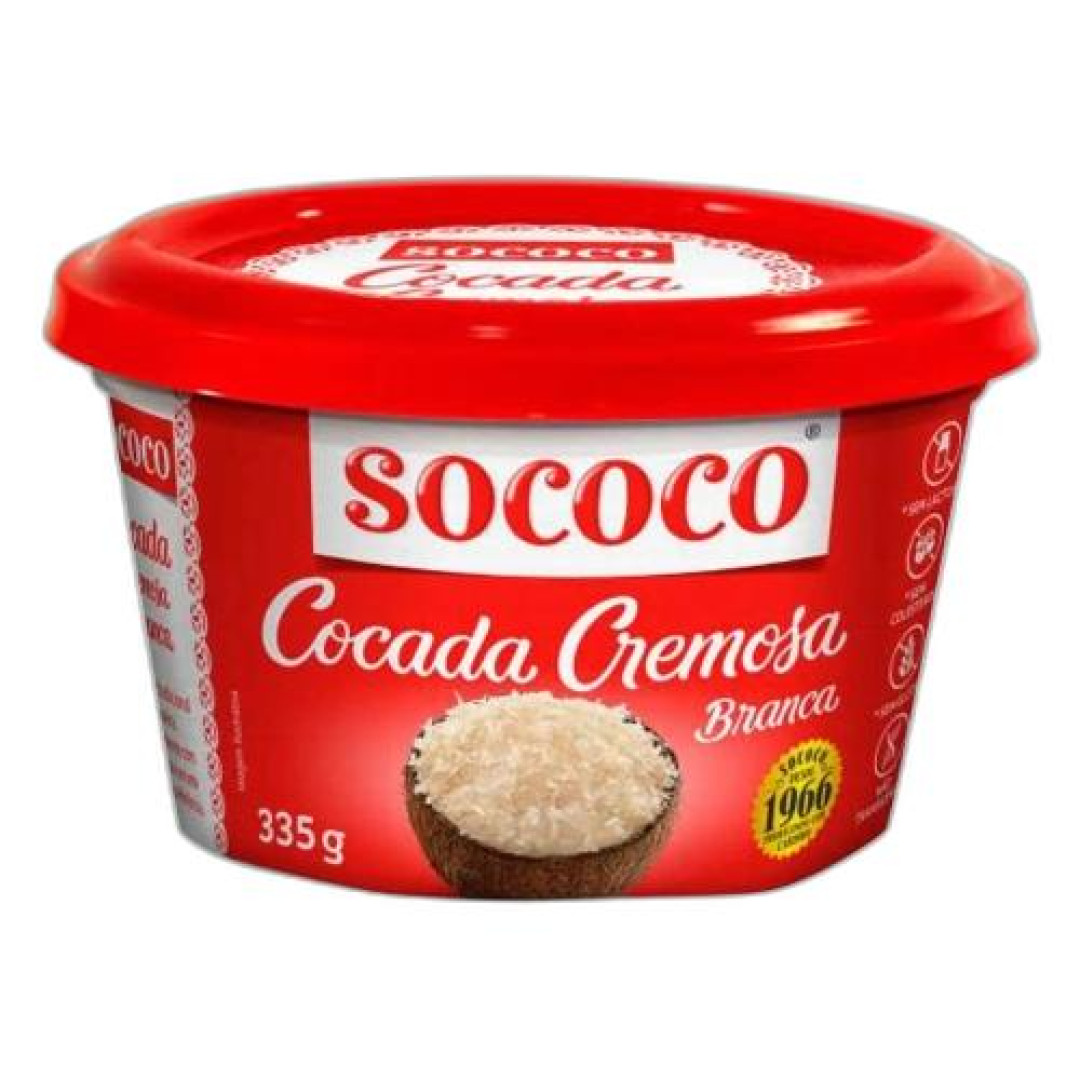 Detalhes do produto Cocada Cremosa Pt 335Gr Sococo Branco