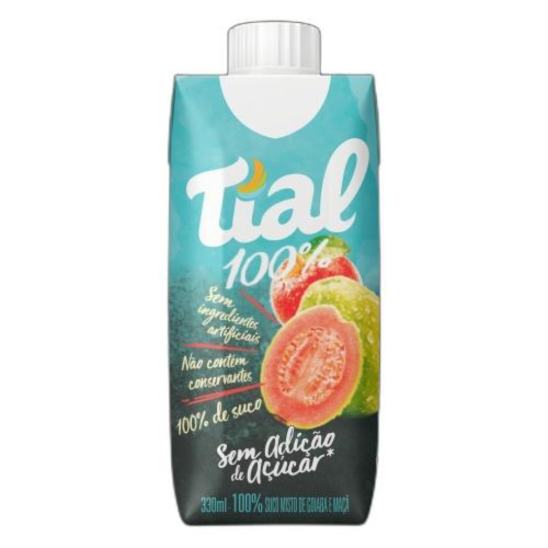 Detalhes do produto Suco 100% 330Ml Tial Goiaba.pera
