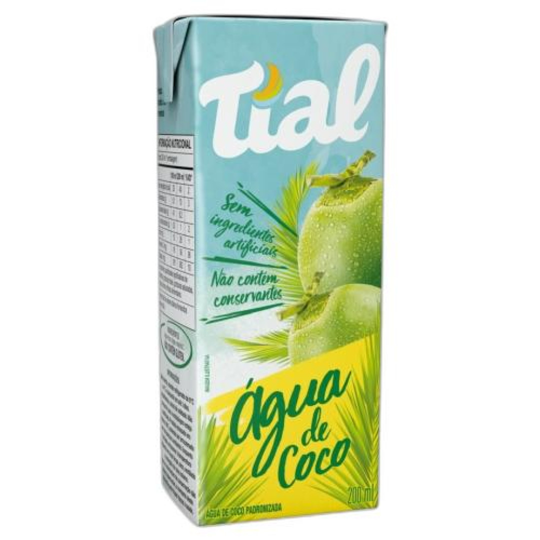 Detalhes do produto Agua Coco 200Ml Tial .