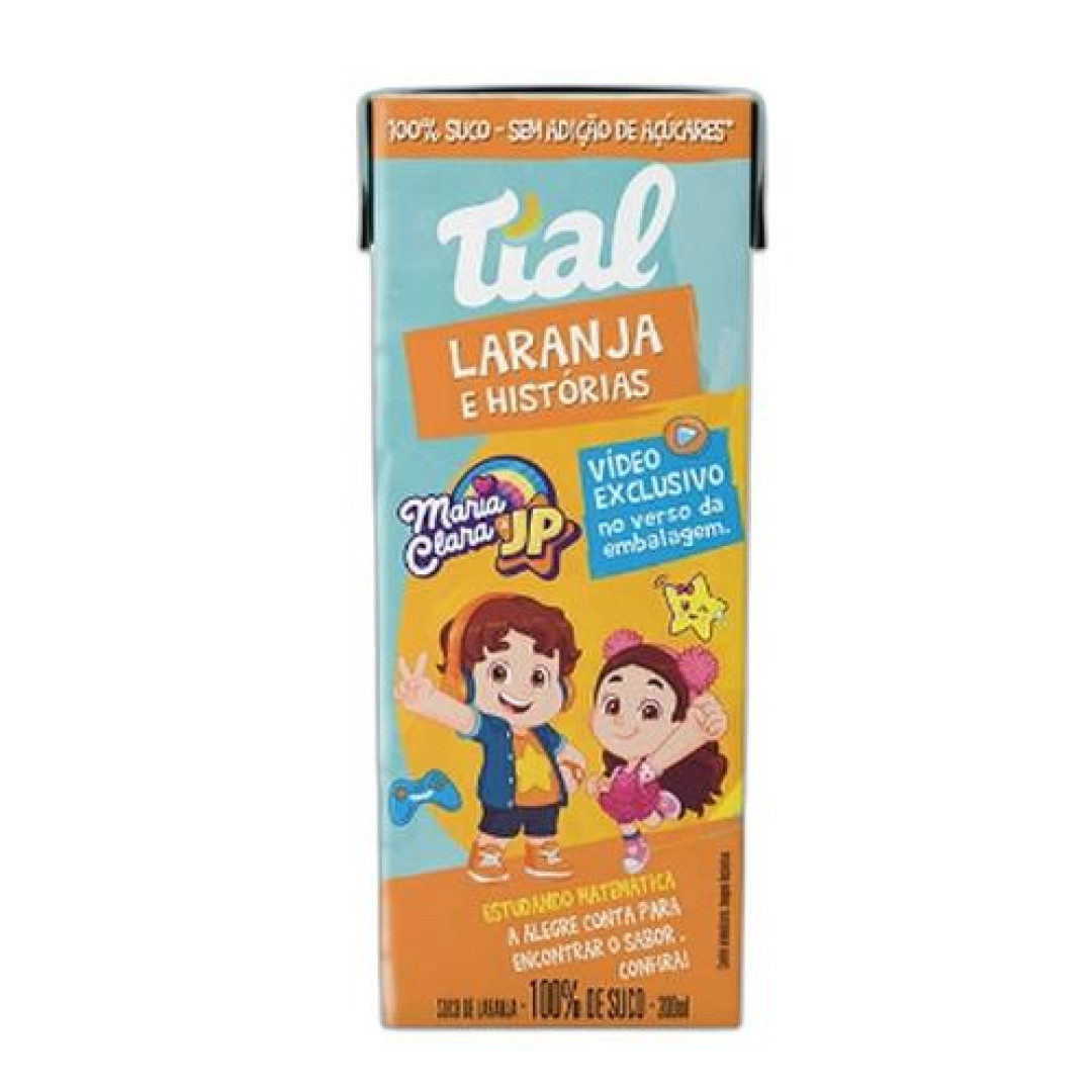 Detalhes do produto Suco Kids 100% 200Ml Tial Laranja