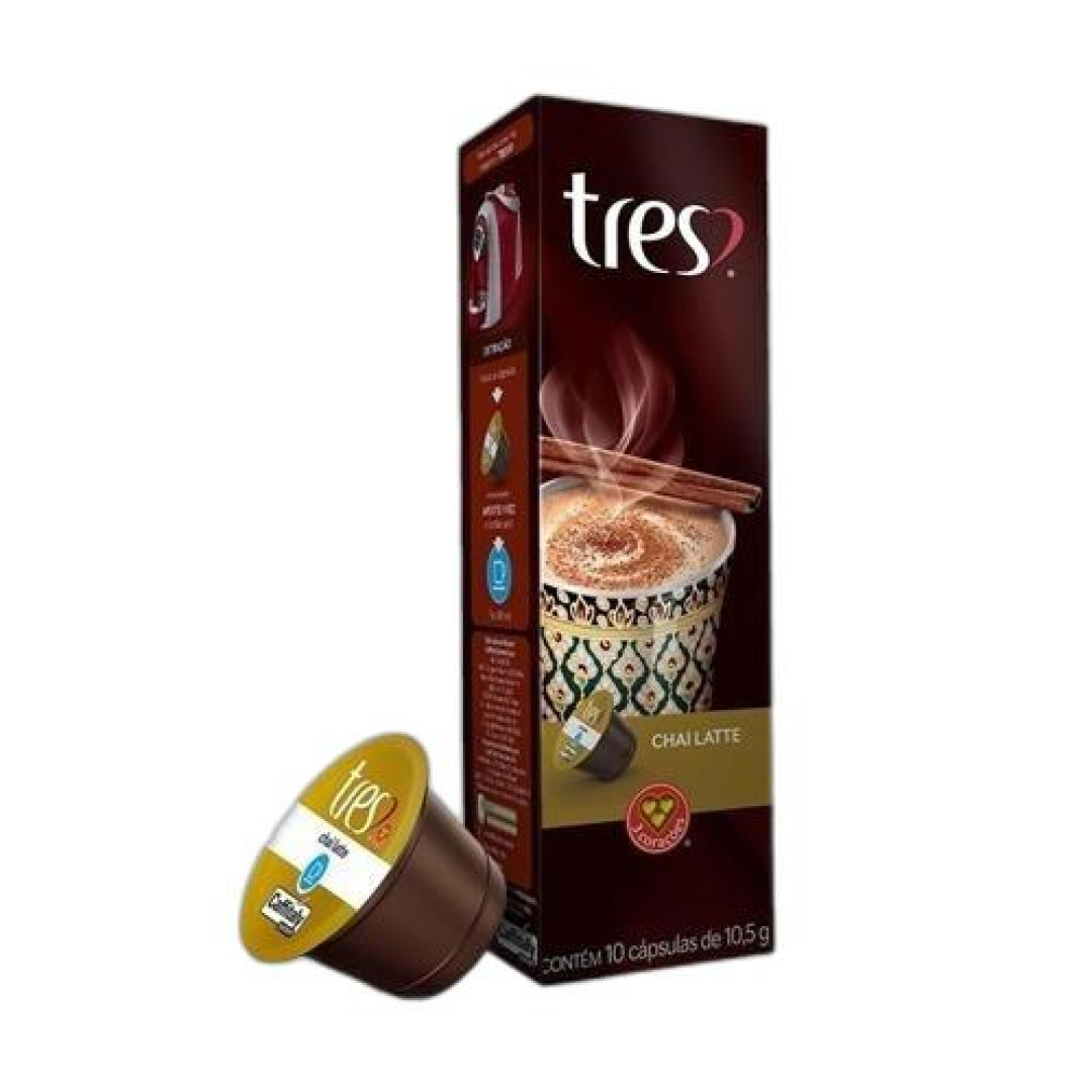 Detalhes do produto Capsula 10X11Gr Tres Coracoes Chai Latte