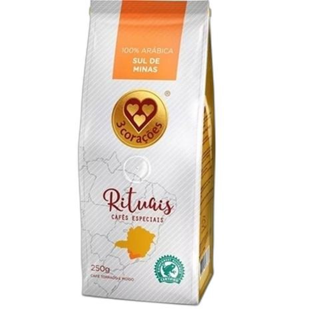 Detalhes do produto Cafe Torr/moido Rituais 250Gr Tres Corac Sul De Minas