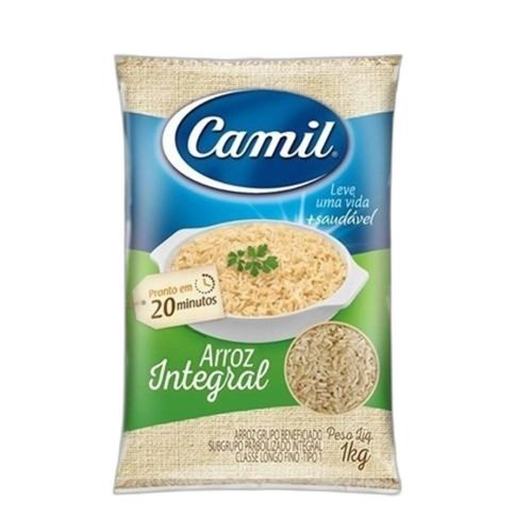 Detalhes do produto Arroz Parbolizado 1Kg Camil Integral