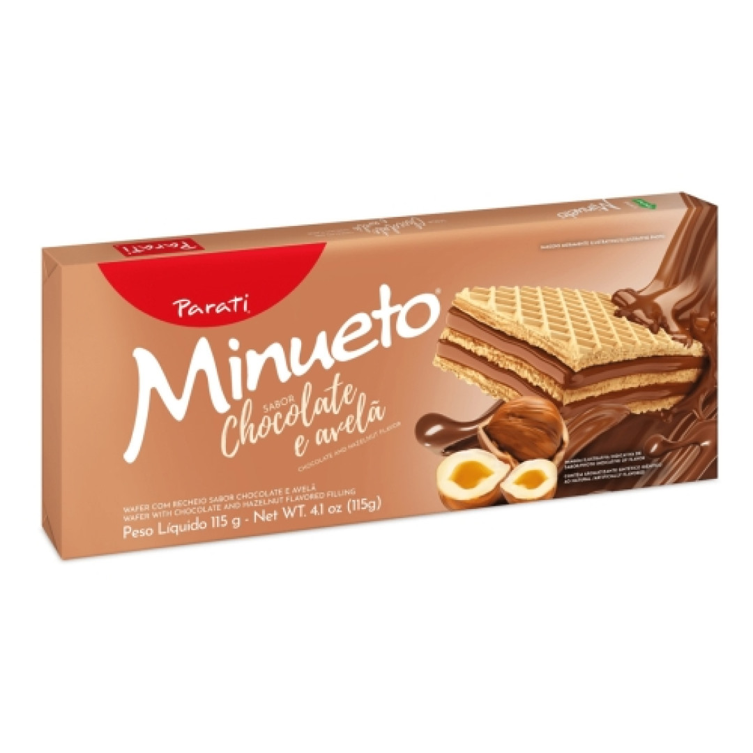 Detalhes do produto Bisc Wafer Minueto 115Gr Parati Choc.avela