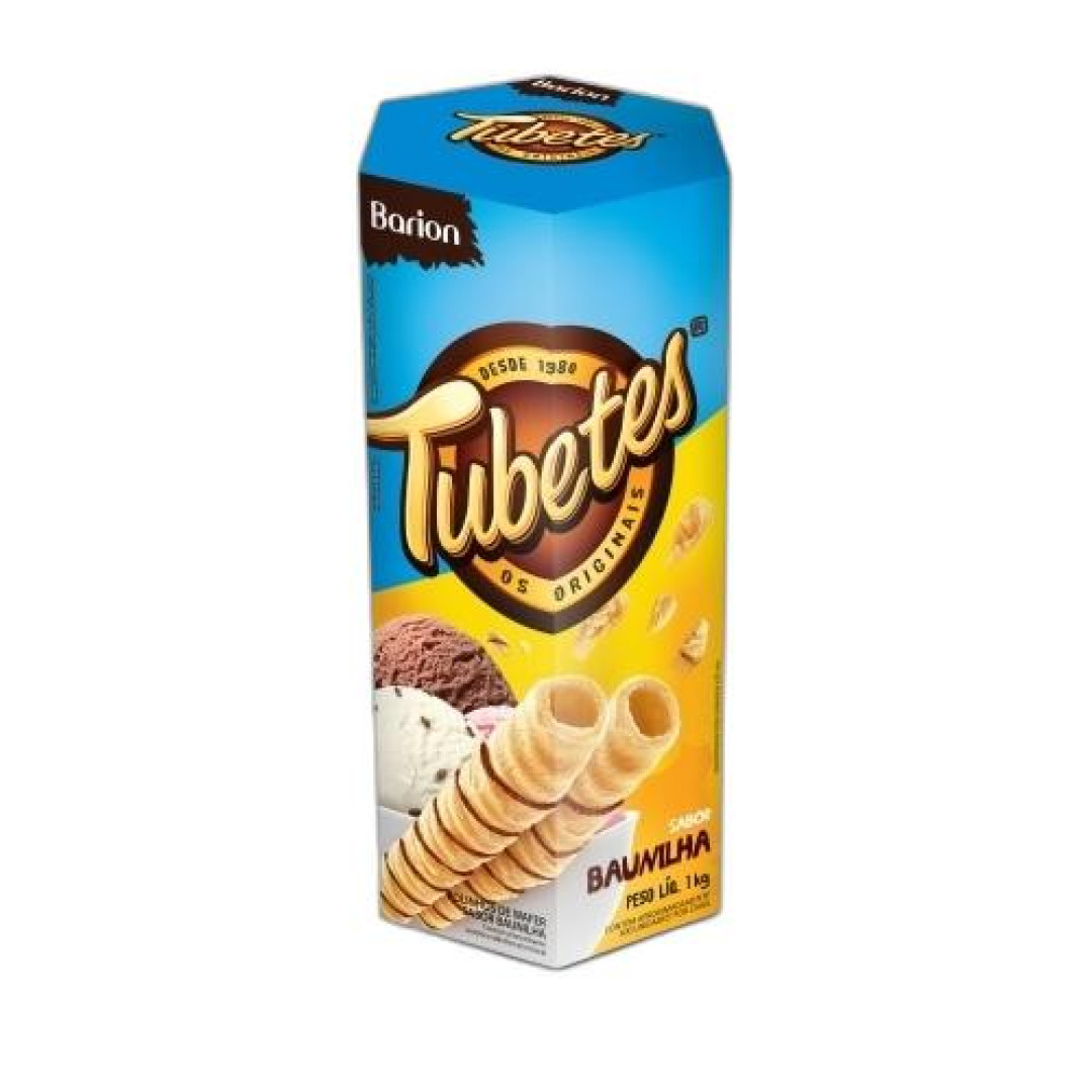Detalhes do produto Tubetes 01Kg Barion Baunilha