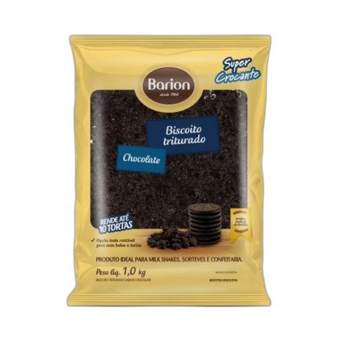 Detalhes do produto Bisc Triturado 1,0Kg Barion Chocolate