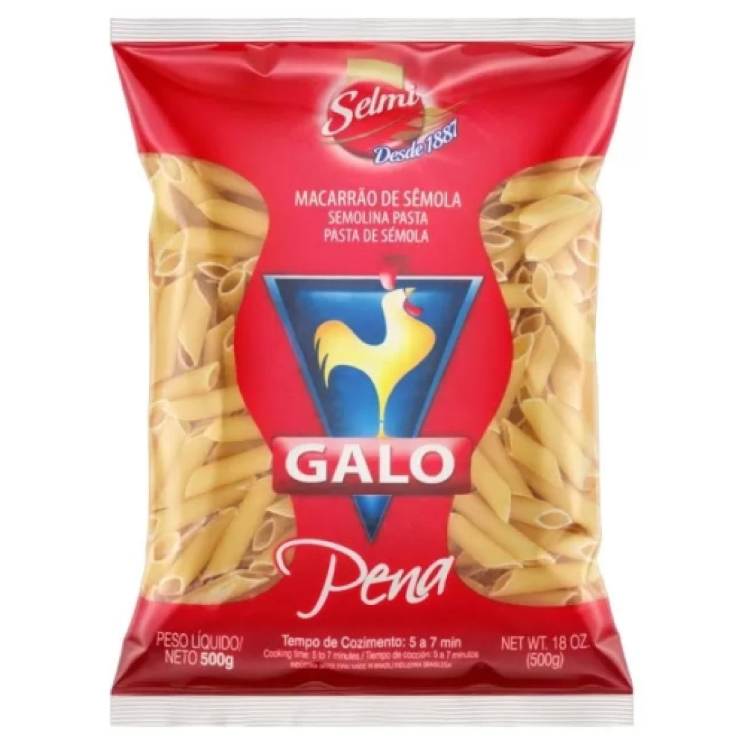 Detalhes do produto Macarrao Pena 500Gr Galo Semola