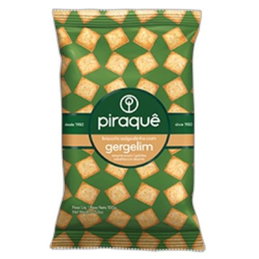 Detalhes do produto Bisc Gergelim 100Gr Piraque Gergelim